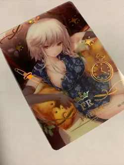 Sakuya Izayoi Touhou FR 68 Foil Holo Goddess 10M02 Anime Waifu Card Girl Doujin - Image 4