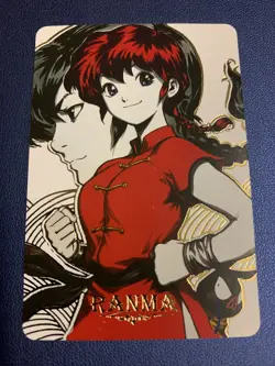Ranma 1/2 Bandai Anime Doujin Gold Foil Holo Art Trading Card ACG Carddass Rare - Image 1