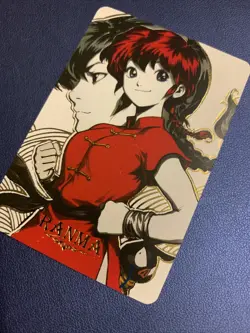 Ranma 1/2 Bandai Anime Doujin Gold Foil Holo Art Trading Card ACG Carddass Rare - Image 3