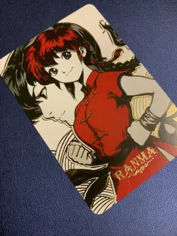Ranma 1/2 Bandai Anime Doujin Gold Foil Holo Art Trading Card ACG Carddass Rare - Image 4
