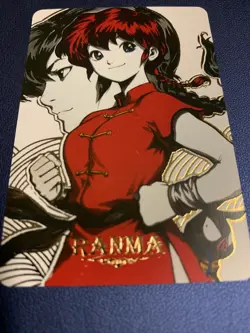 Ranma 1/2 Bandai Anime Doujin Gold Foil Holo Art Trading Card ACG Carddass Rare - Image 5