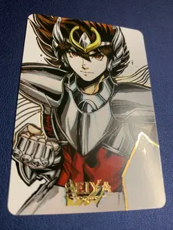Saint Seiya Knight Zodiac Doujin Hero Anime Gold Foil Holo Art Card ACG Carddass - Image 1