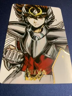 Saint Seiya Knight Zodiac Doujin Hero Anime Gold Foil Holo Art Card ACG Carddass - Image 5
