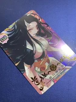 Nezuko Kamado Demon Slayer SSR 1 Foil Goddess Waifu Card Girl Holo Doujin Anime - Image 4