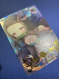 Nezuko Kamado Demon Slayer SSR 13 Foil Goddess Waifu Card Girl Holo Doujin Anime - Image 4