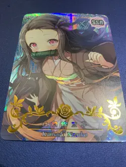 Nezuko Kamado Demon Slayer SSR 13 Foil Goddess Waifu Card Girl Holo Doujin Anime - Image 5