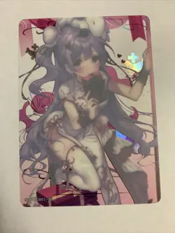 Unicorn Azur Lane FR Foil Holo Rare Goddess 10M02 Anime Waifu Card Girl Doujin - Image 2