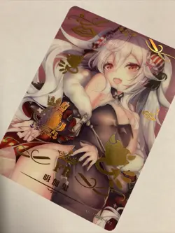 Prinz Eugen Azur Lane FR 43 Foil Holo Goddess 10M02 Anime Waifu Card Girl Doujin - Image 3