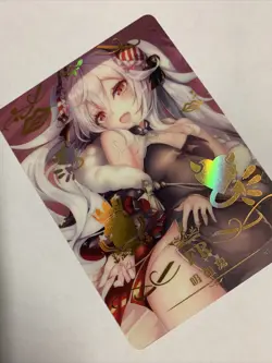 Prinz Eugen Azur Lane FR 43 Foil Holo Goddess 10M02 Anime Waifu Card Girl Doujin - Image 4