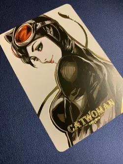Catwoman DC Girl Anime Doujin Gold Foil Holo Art Trading Card ACG Carddass Rare - Image 4