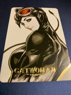 Catwoman DC Girl Anime Doujin Gold Foil Holo Art Trading Card ACG Carddass Rare - Image 5