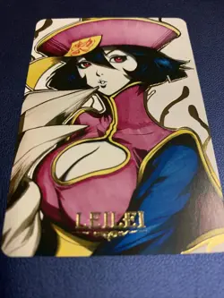 Leilei Darkstalkers 21 Doujin Gold Foil Holo Art Trading Card ACG Carddass Rare - Image 5