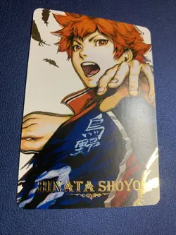 Hinata Shoyo Haikyu 23 Hero Doujin Anime Gold Foil Holo Art Card ACG Carddass - Image 1