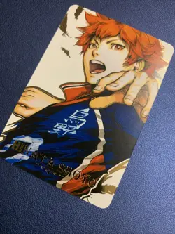 Hinata Shoyo Haikyu 23 Hero Doujin Anime Gold Foil Holo Art Card ACG Carddass - Image 3