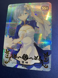 Rem ReZero Life Another SSR 12 Foil Goddess Waifu Card Girl Holo Doujin Anime - Image 1
