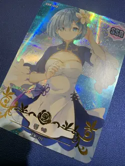 Rem ReZero Life Another SSR 12 Foil Goddess Waifu Card Girl Holo Doujin Anime - Image 3