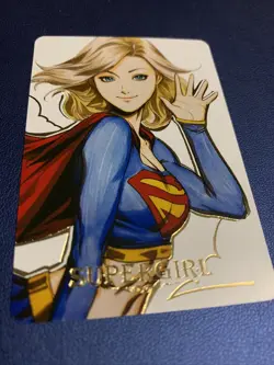 Supergirl DC Comic Hot Heroine Anime Doujin Gold Foil Holo Art Card ACG Carddass - Image 5