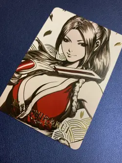 Mai Shiranui King Of Fighters Anime Doujin Gold Foil Holo Art Card ACG Carddass - Image 3