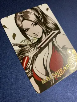 Mai Shiranui King Of Fighters Anime Doujin Gold Foil Holo Art Card ACG Carddass - Image 4