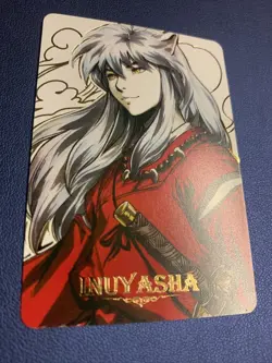 Inuyasha Dog Demon 21 Hero Doujin Anime Gold Foil Holo Art Card ACG Carddass - Image 1