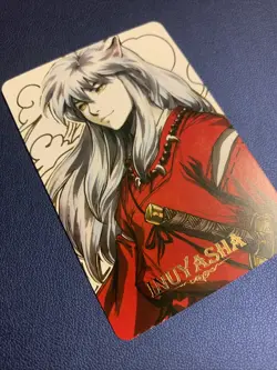 Inuyasha Dog Demon 21 Hero Doujin Anime Gold Foil Holo Art Card ACG Carddass - Image 4
