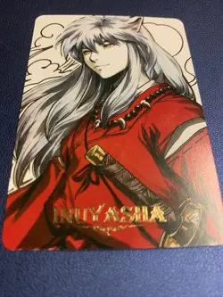 Inuyasha Dog Demon 21 Hero Doujin Anime Gold Foil Holo Art Card ACG Carddass - Image 5