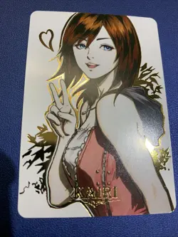 Kairi Kingdom Hearts 3 Girl 16 Gold Foil Character Art Trading Card ACG Carddass - Image 1