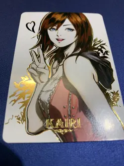 Kairi Kingdom Hearts 3 Girl 16 Gold Foil Character Art Trading Card ACG Carddass - Image 5