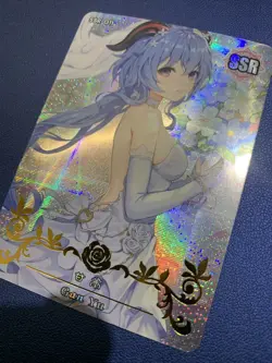 Ganyu Genshin Impact Game SSR 11 Foil Goddess Waifu Card Girl Holo Doujin Anime - Image 3