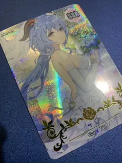 Ganyu Genshin Impact Game SSR 11 Foil Goddess Waifu Card Girl Holo Doujin Anime - Image 4