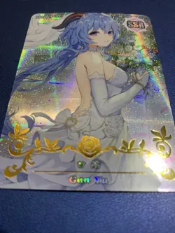 Ganyu Genshin Impact Game SSR 11 Foil Goddess Waifu Card Girl Holo Doujin Anime - Image 5