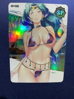 Sailor Neptune Moon Hot SP 22 Foil Goddess Waifu Card Girl Holo Doujin Anime - Image 5