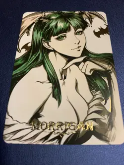 Morrigan Darkstalkers Capcom Gold Foil Holo Art Trading Card ACG Carddass Rare - Image 5