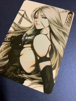 A2 Nier Automata Square Enix Gold Foil Holo Art Trading Card ACG Carddass Rare - Image 3