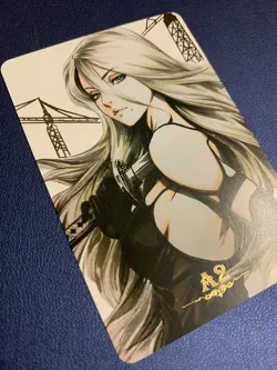 A2 Nier Automata Square Enix Gold Foil Holo Art Trading Card ACG Carddass Rare - Image 4