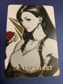 TifA Lockhart Final Fantasy Anime Gold Foil Holo Art Trading Card ACG Carddass - Image 1
