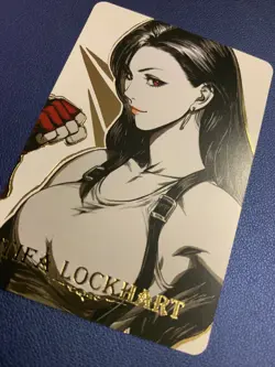 TifA Lockhart Final Fantasy Anime Gold Foil Holo Art Trading Card ACG Carddass - Image 3