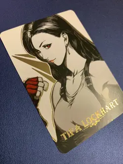 TifA Lockhart Final Fantasy Anime Gold Foil Holo Art Trading Card ACG Carddass - Image 4