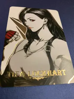 TifA Lockhart Final Fantasy Anime Gold Foil Holo Art Trading Card ACG Carddass - Image 5