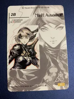 2B Nier Automata Hot Heroine Anime Doujin Gold Foil Holo Art Card ACG Carddass - Image 2