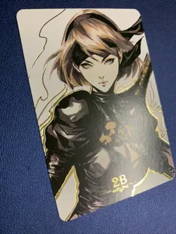 2B Nier Automata Hot Heroine Anime Doujin Gold Foil Holo Art Card ACG Carddass - Image 4