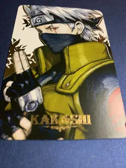 Kakashi Shinobi Ninja Doujin Hero Anime FMA Gold Foil Holo Art Card ACG Carddass - Image 5