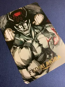 Fudo Akira Devilman 20 Hero Doujin Anime Gold Foil Holo Art Card ACG Carddass - Image 4
