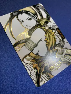 Ibuki Street Fighter Capcom 14 Gold Foil Character Art Trading Card ACG Carddass - Image 4