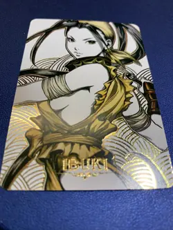 Ibuki Street Fighter Capcom 14 Gold Foil Character Art Trading Card ACG Carddass - Image 5