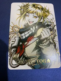 Himiko Toga My Hero Academia Gold Foil Character Art Trading Card ACG Carddass - Image 1