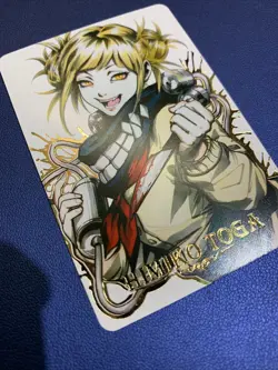 Himiko Toga My Hero Academia Gold Foil Character Art Trading Card ACG Carddass - Image 4