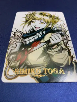 Himiko Toga My Hero Academia Gold Foil Character Art Trading Card ACG Carddass - Image 5