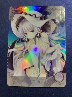 Illustrious Azur Lane Hot SR Doujin Foil Goddess Story 5M03-79 Anime Waifu Card - Image 1
