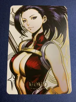 Momo My Hero Academia MHA 12 Gold Foil Holo Art Trading Card ACG Carddass Rare - Image 1